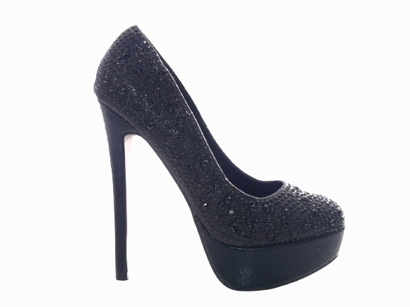 Damen High Heel Plateau Pumps Abendschuhe Stilettos Black # 6423 High Heels Wears Sneakers Lyrics