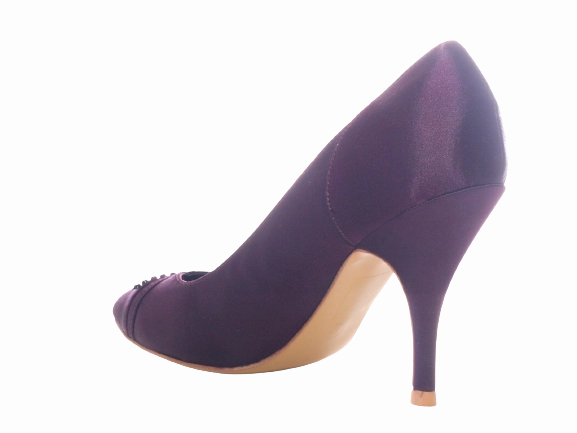High Heels And Pantyhose Damen High Heel Plateau Pumps Abendschuhe Stilettos Purple # 6-1435