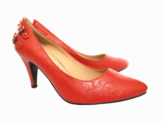 Damen High Heel Plateau Pumps Abendschuhe Stilettos Red # 7115 Muscle Calves High Heels
