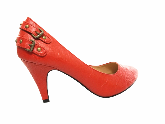 Geschwollene Füße High Heels Damen High Heel Plateau Pumps Abendschuhe Stilettos Red # 7115