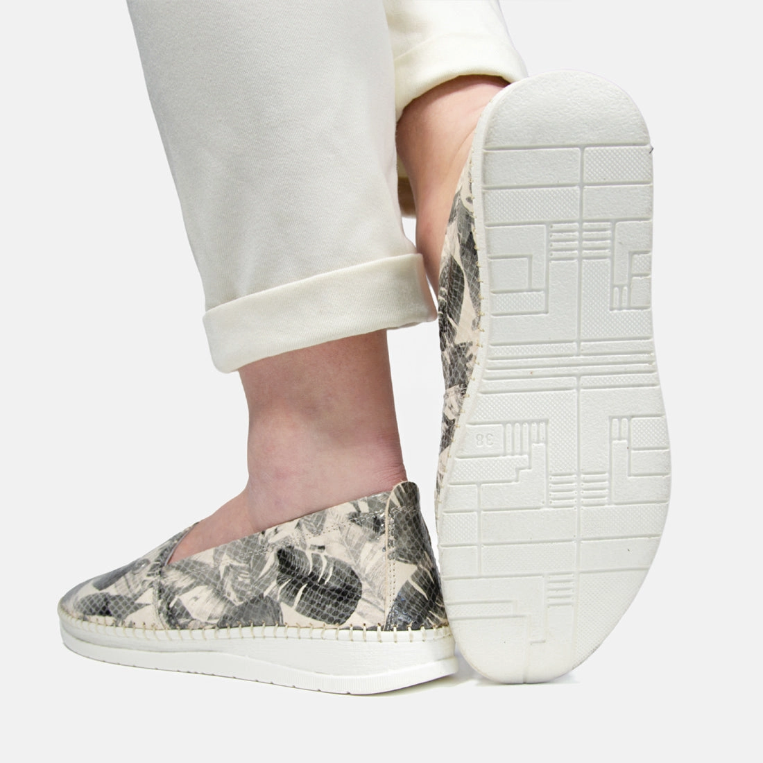 Lederschuhe Herren Weite Grösse Damen Mokassins Looke LILIANE