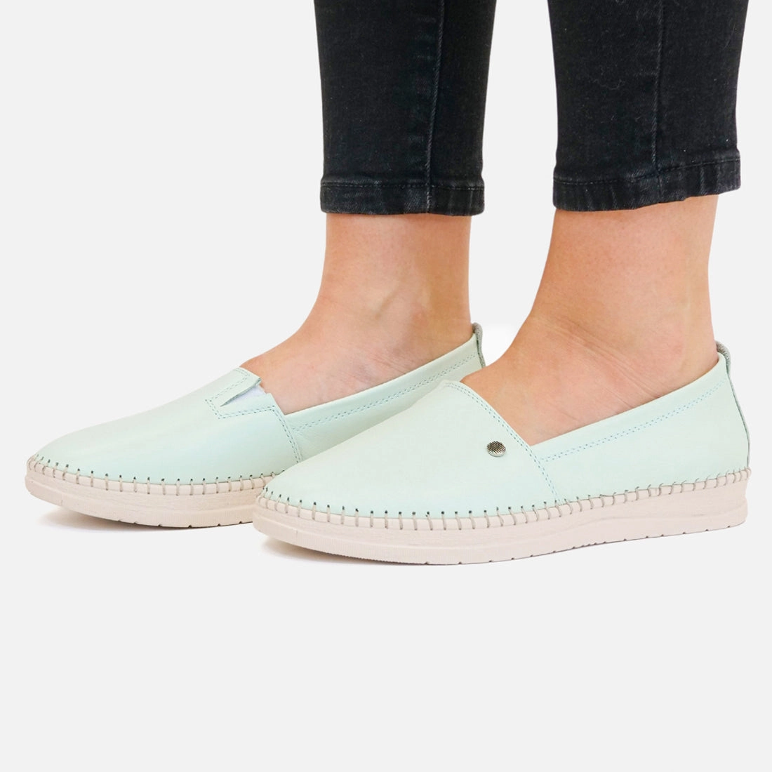 Lederschuhe Reinigen Innen Damen Mokassins Looke PASCALE