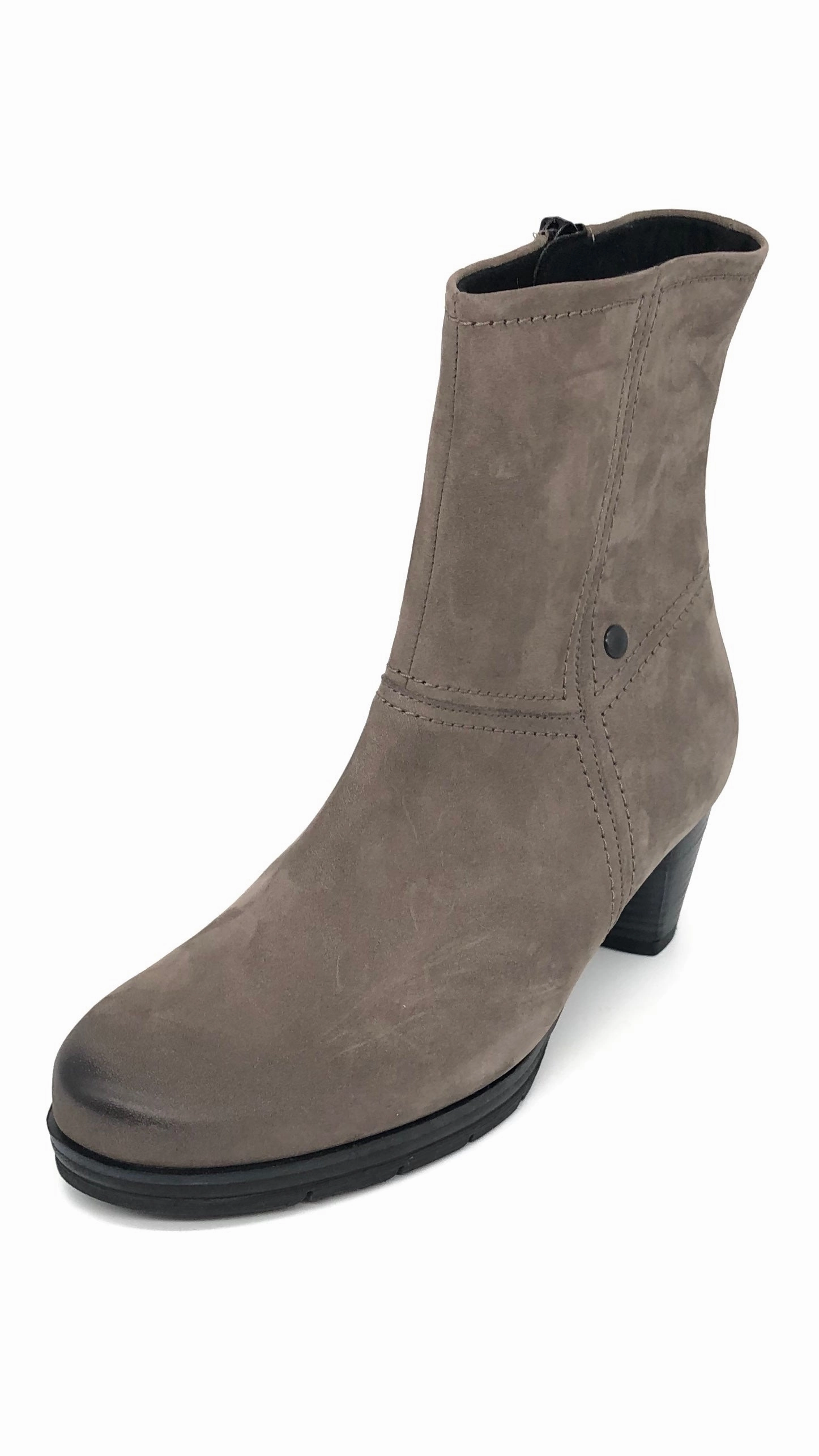 Damen Reissverschluss Stiefel Warmfutter Braun Semler 11264 Overknee Stiefel Waden