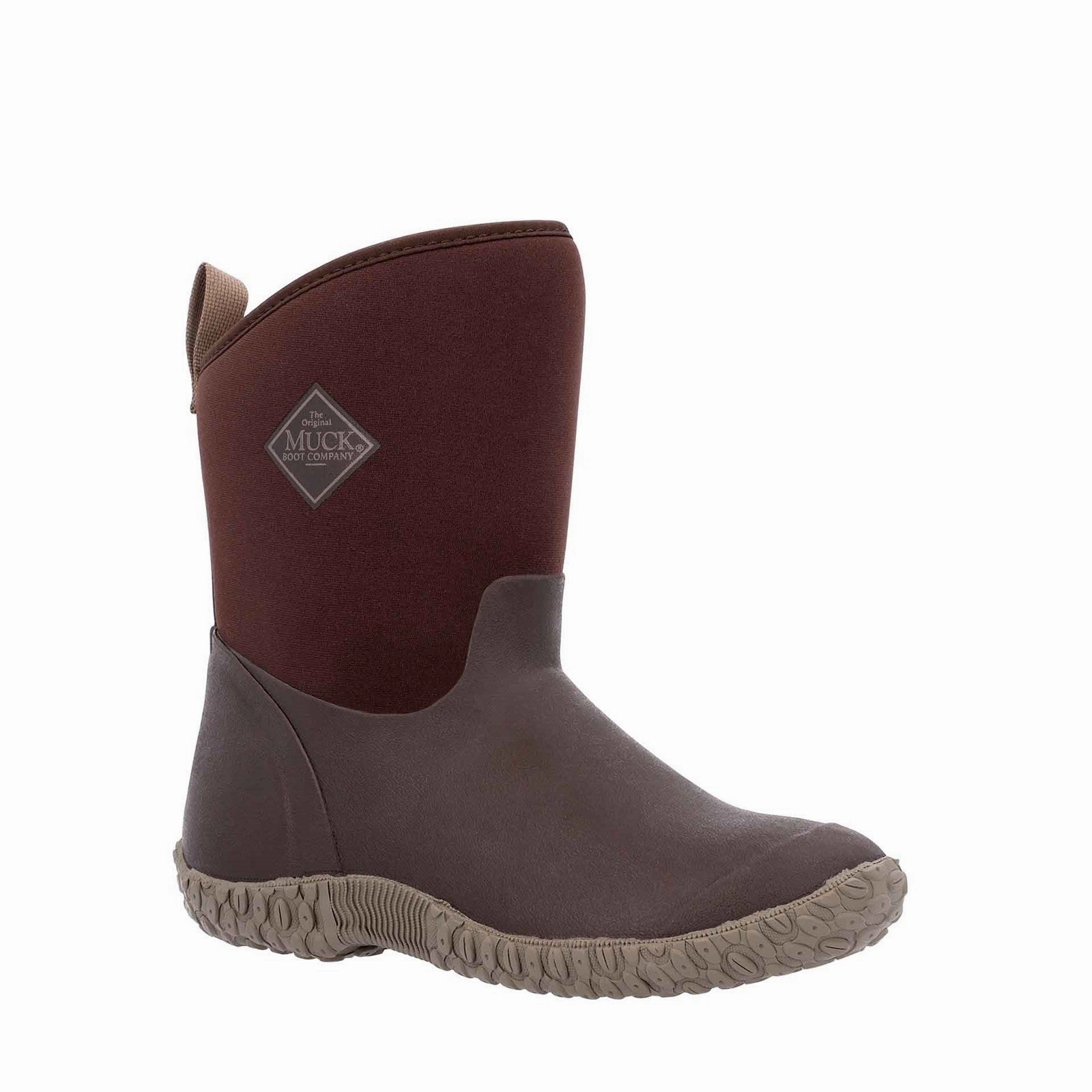 Damen RHS Muckster II Kurzstiefel | Brown/Cream Faux Fur Grüffelo Stiefel