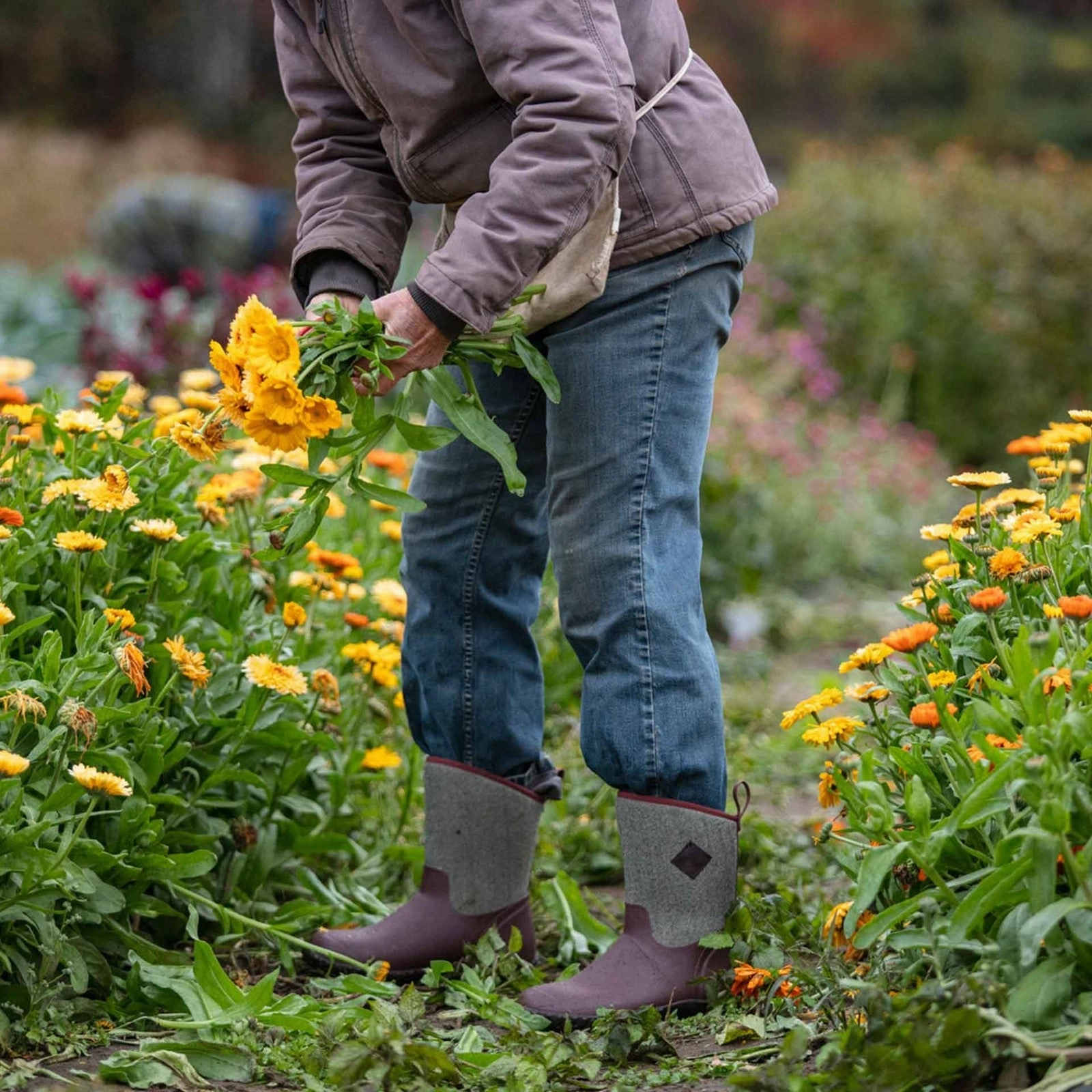 Damen RHS Muckster II Kurzstiefel | Raisin Overknee Stiefel Gr 35