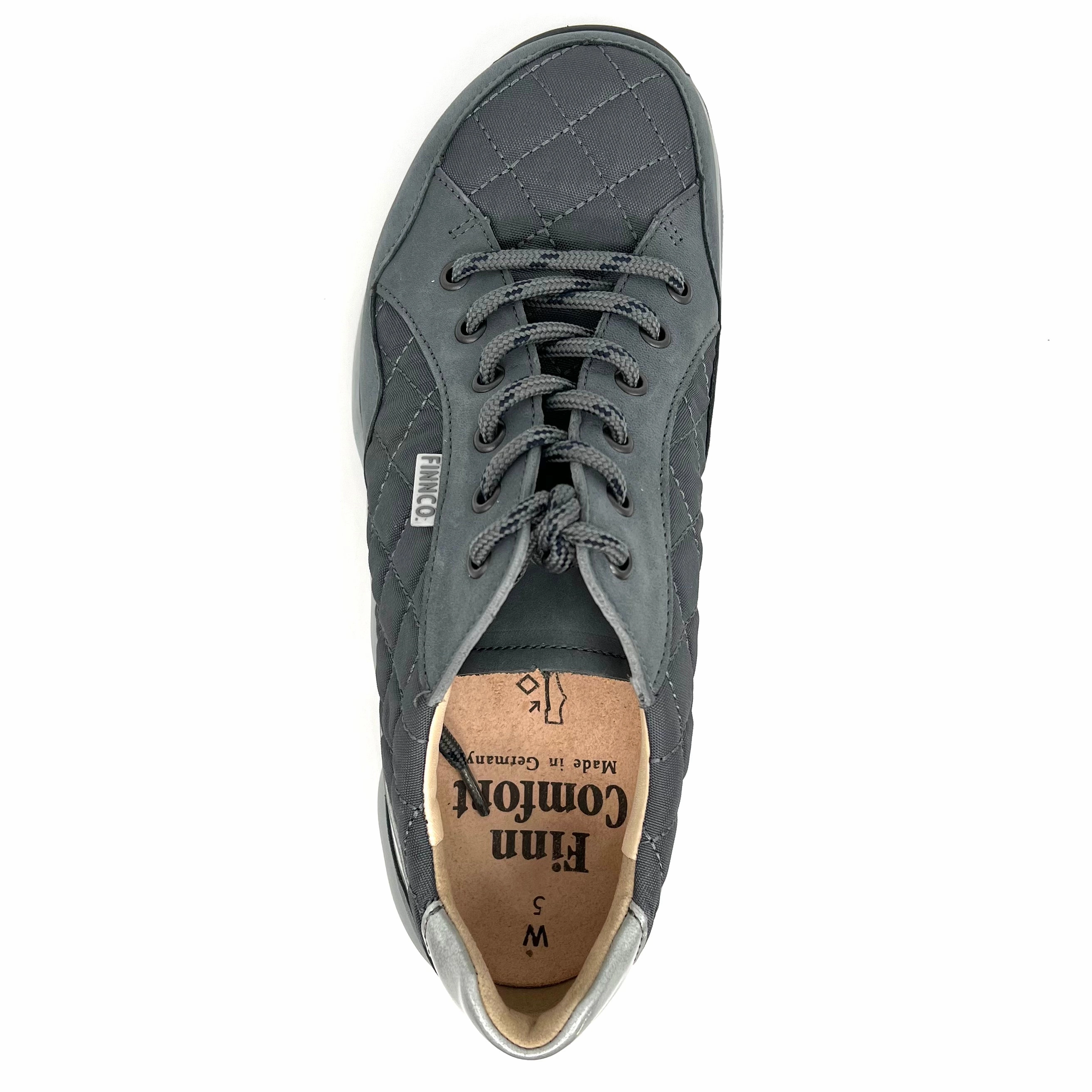 Wanderschuhe Waxen Damen Schnrer Halbschuh Sneakers Grau von Finn Comfort 17616