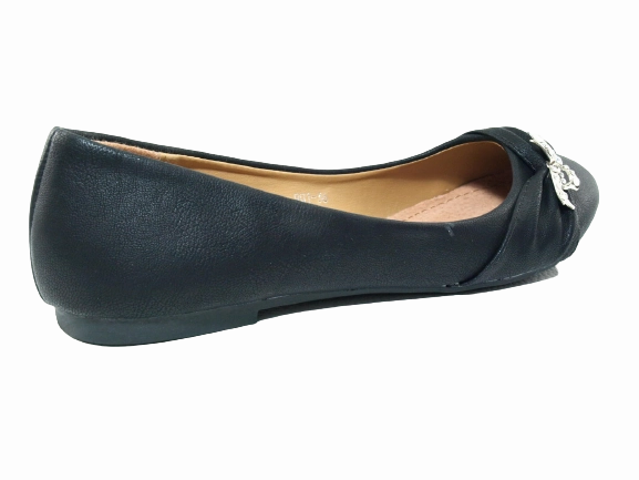 Damen Slipper Halbschuhe Ballerina Loafer Mokassins Slip On Flats Freizeit Black # 901-36 Reiniger Für Lederschuhe
