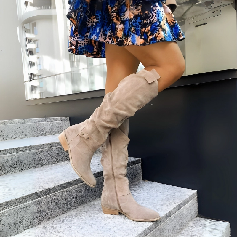 Damen Stiefel | Klassische hohe Stiefel fr Alltag und Freizeit