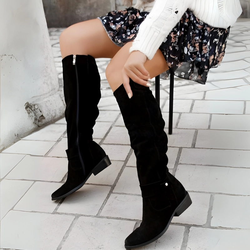 Damen Stiefel | Klassische hohe Stiefel fr Alltag und Freizeit
