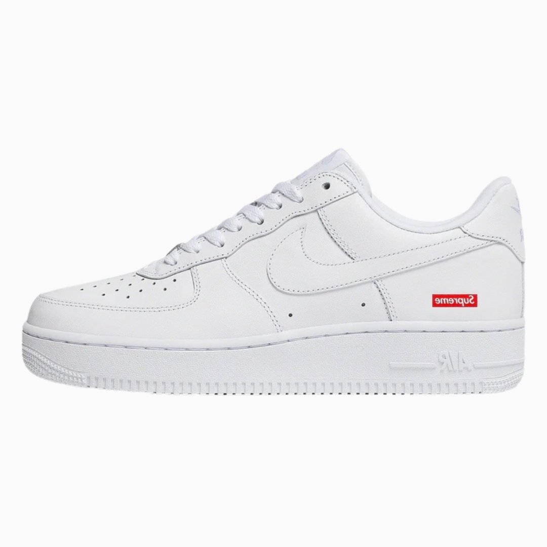 Bequemer Sneaker Supreme X Nike Air Force 1 Wei EU 45,5 46