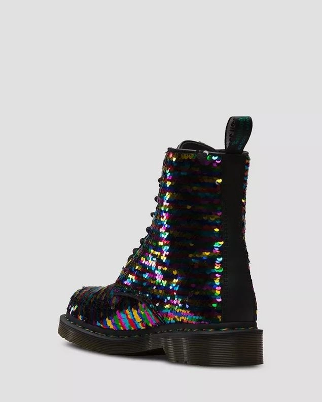 Haglöfs Stiefel Dr.Martens 8-Loch Unisex Stiefel 1460 PASCAL SEQUIN Rainbow Pride Limited Edition 24594980
