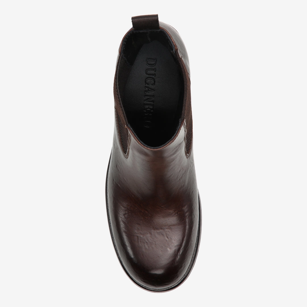 Denim Chelsea Boots Ducanero #3078B