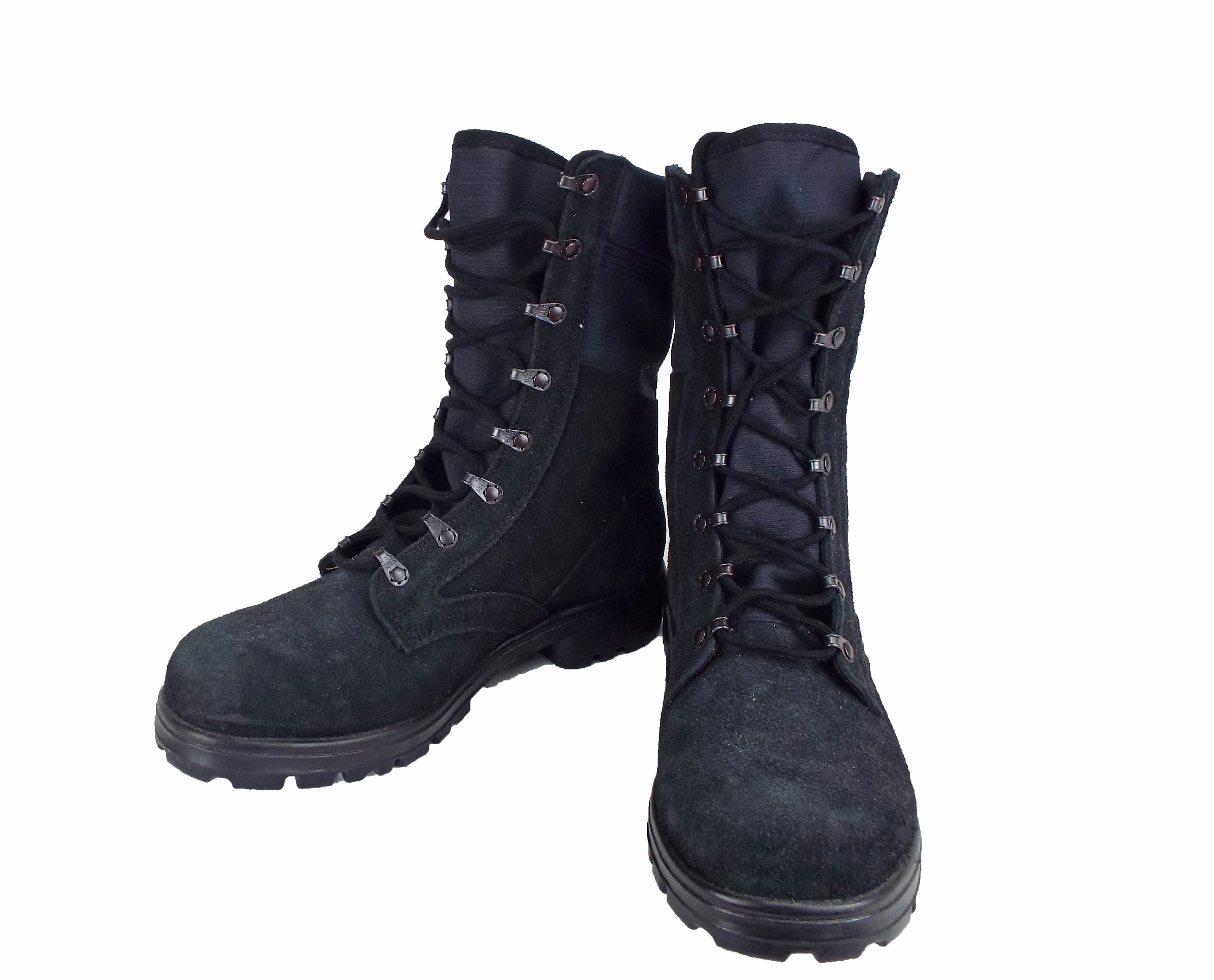 Joule Stiefel Dutch Army - Black Combat Boots - Suede - Super Grade