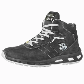 Sportliche Sicherheitsschuhe Mit Stahlkappe Sicherheitsschuh S3 ESD | Nubukleder | Alu-Schutzkappe | Durchtrittschutz | wasserabweisend | U-Power Shape ESD