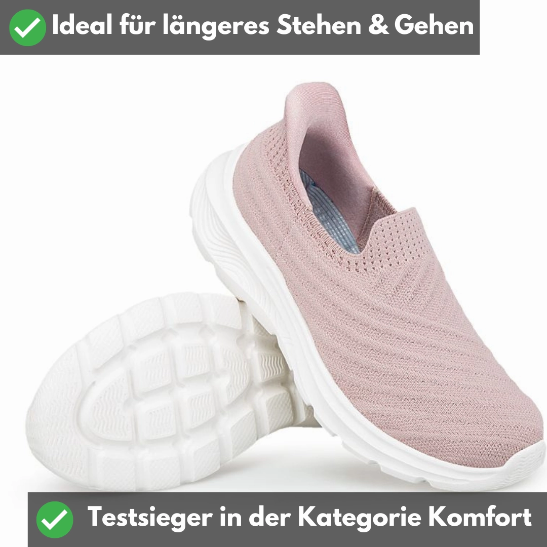 Slip On Sneaker Damen  Stoff Slip In Schlupf Sneaker  Damen Sneaker zum Reinschlpfen ohne Schnrsenkel Sneaker Mit Dünner Sohle