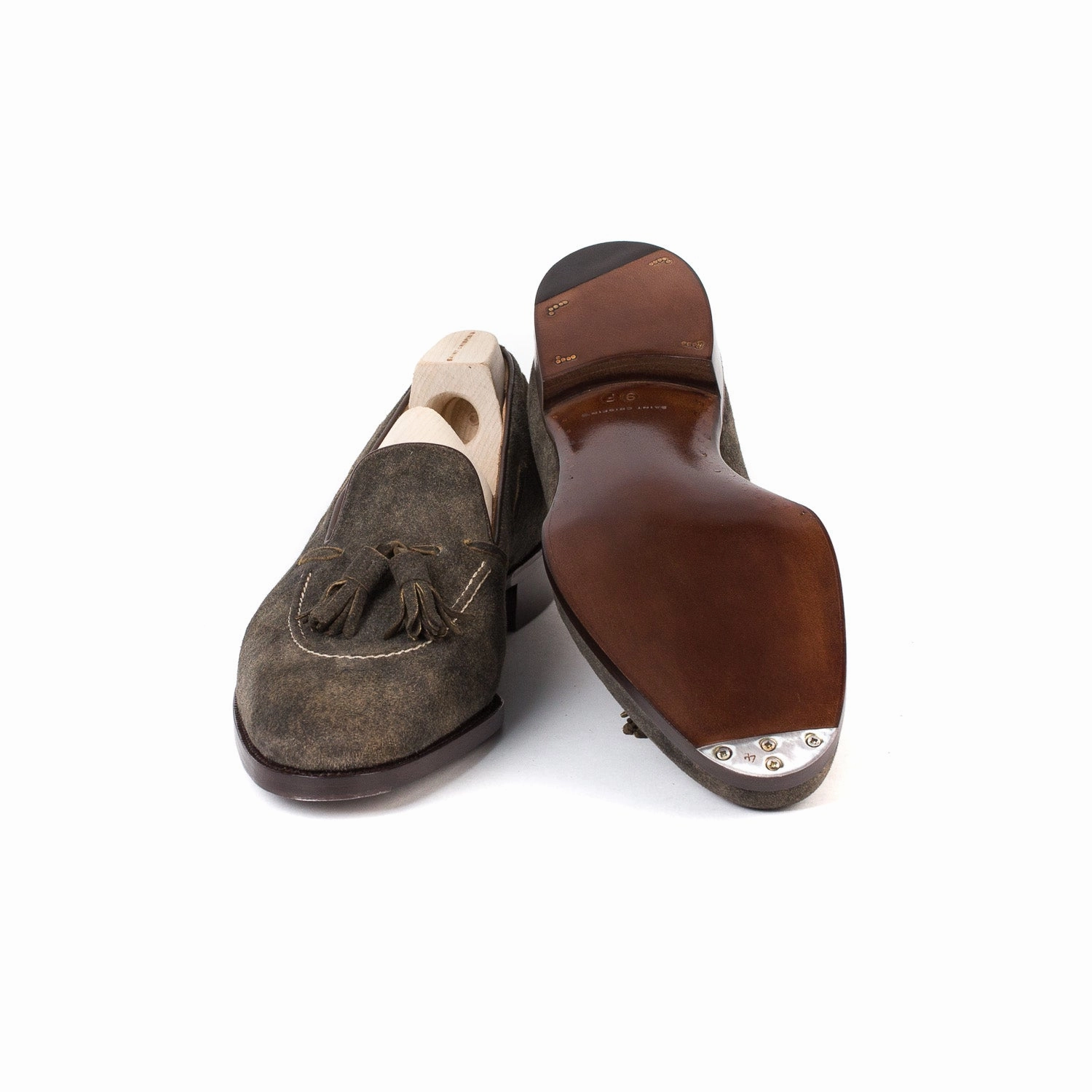 Tassel-Loafer "Short-Vamp" aus waldbraunem Hirschleder "Vintage Deer Suede" - reine Handarbeit Loafers Vs Slippers