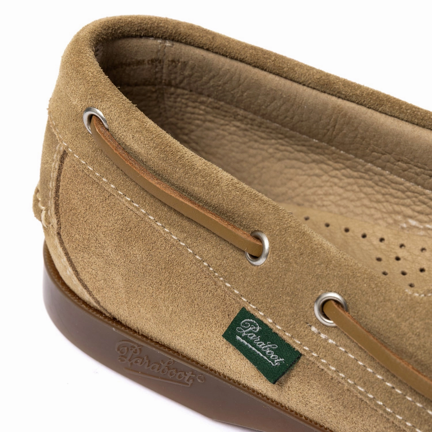 Bootsschuh "Barth" aus sandbraunem Wildleder Suit With Loafers Wedding