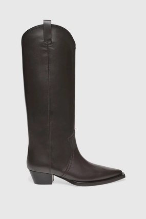 Stiefel Tanzen Western Stiefel 9257 Vitello Darkbrown