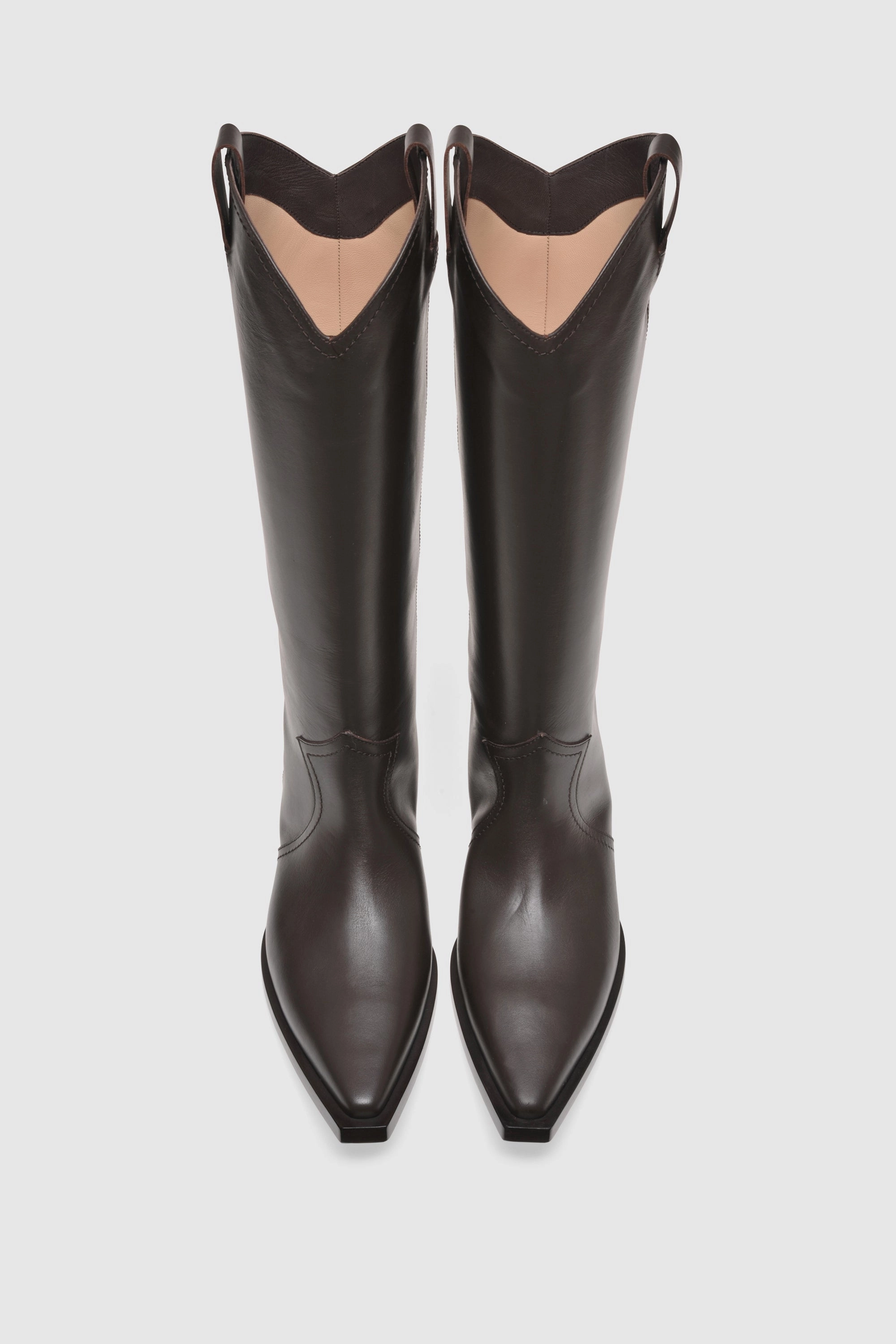 Moon Boots Stiefel Western Stiefel 9257 Vitello Darkbrown