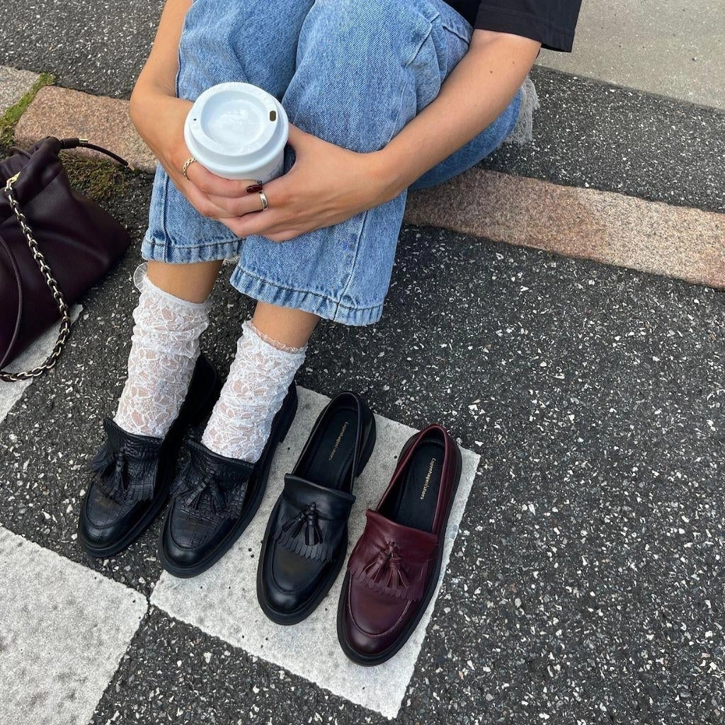 Resoling Loafers POWER WALK SHOE - BORDEAUX