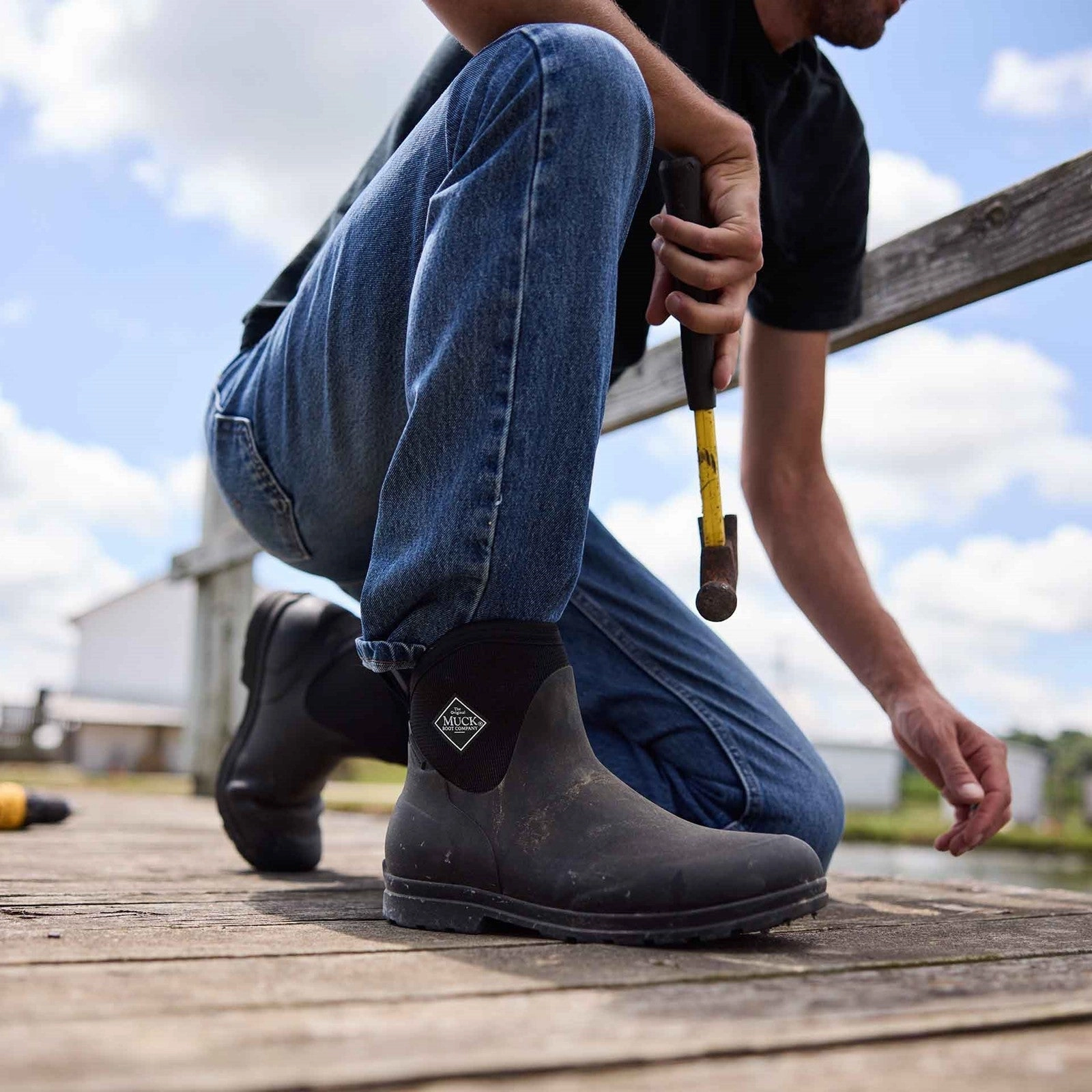 Dockers Stiefel Herren Muck Originals Excursion Ankleboots | Black