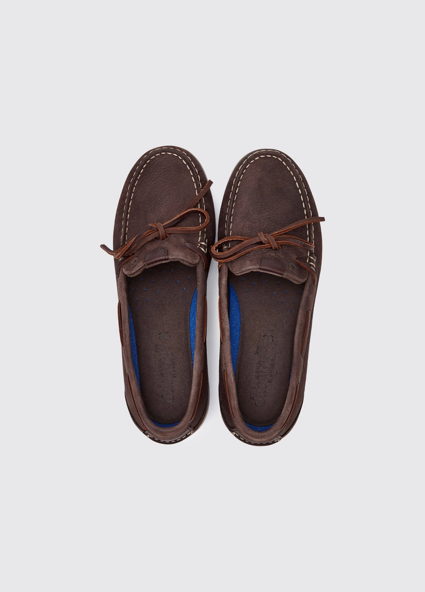 Lederschuhe Mit Durchgehender.sohle Coral Damen dubarrylite Bootsschuh - Caf