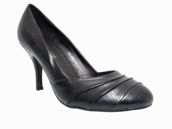 Katic Heels Damen High Heel Plateau Pumps Abendschuhe Stilettos Black # 078