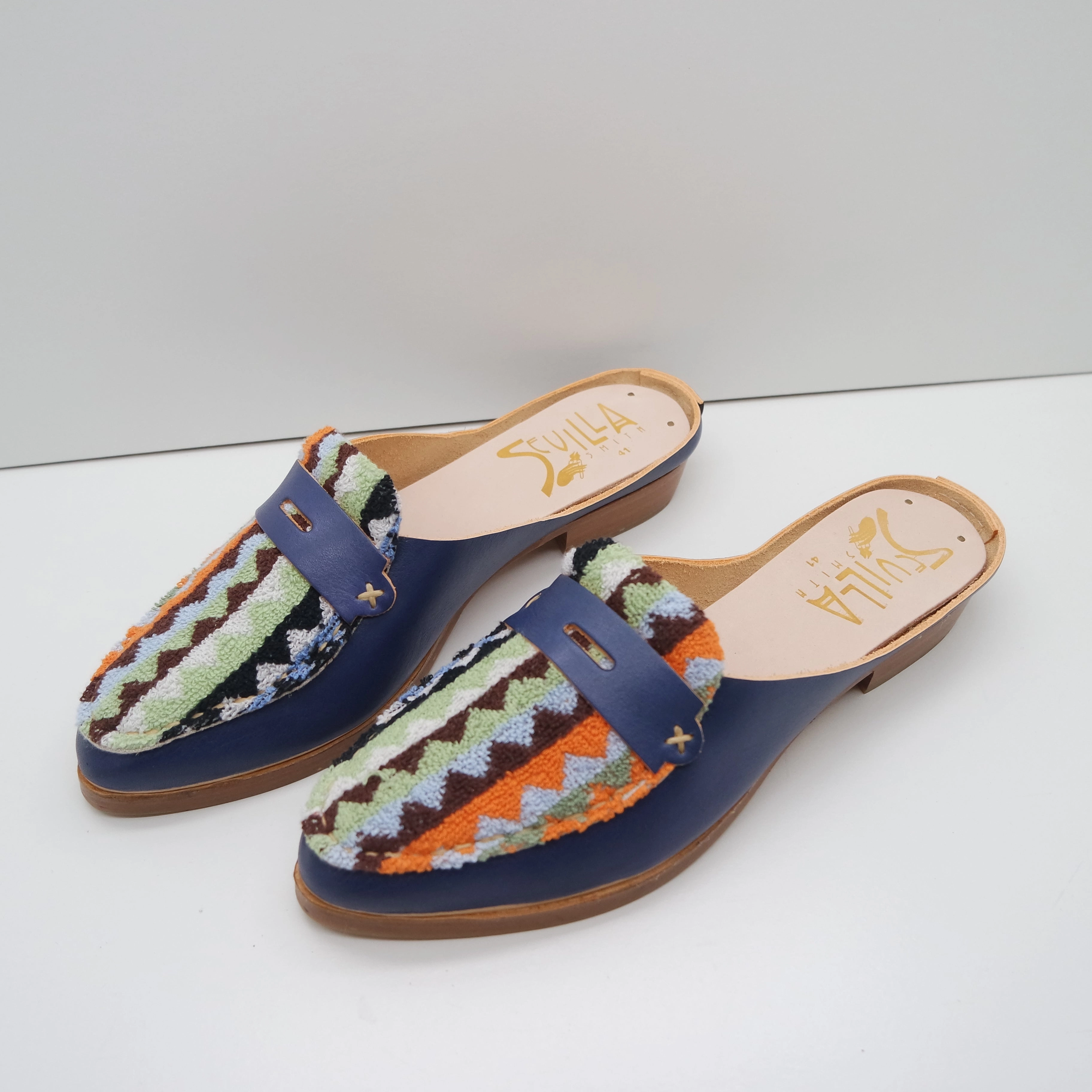 READY MADE. SIZE 41. THE MIA. AZURE. 2CM HEEL. MISSONI LAKE 21 Nine West Loafers