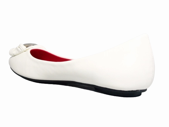 Salzflecken Lederschuhe Damen Slipper Halbschuhe Ballerina Loafer Mokassins Slip On Flats Freizeit White # 6845