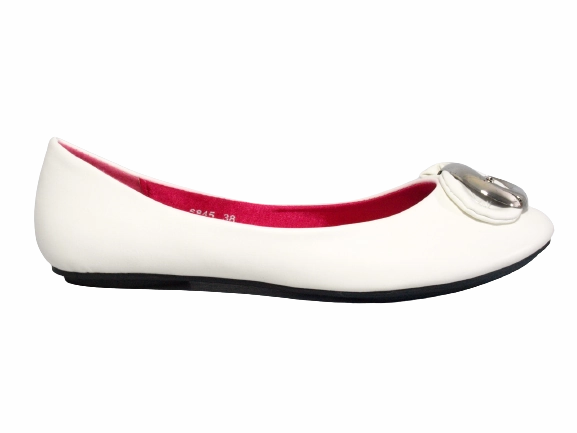 Lederschuhe Leder Abgeschrabscht Damen Slipper Halbschuhe Ballerina Loafer Mokassins Slip On Flats Freizeit White # 6845