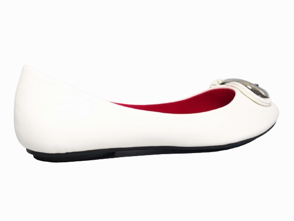 Lederschuhe Biinden Damen Slipper Halbschuhe Ballerina Loafer Mokassins Slip On Flats Freizeit White # 6845