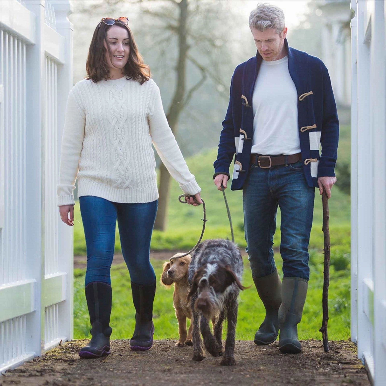 Damen Hale Stiefel | Black/Pink Larp Stiefel