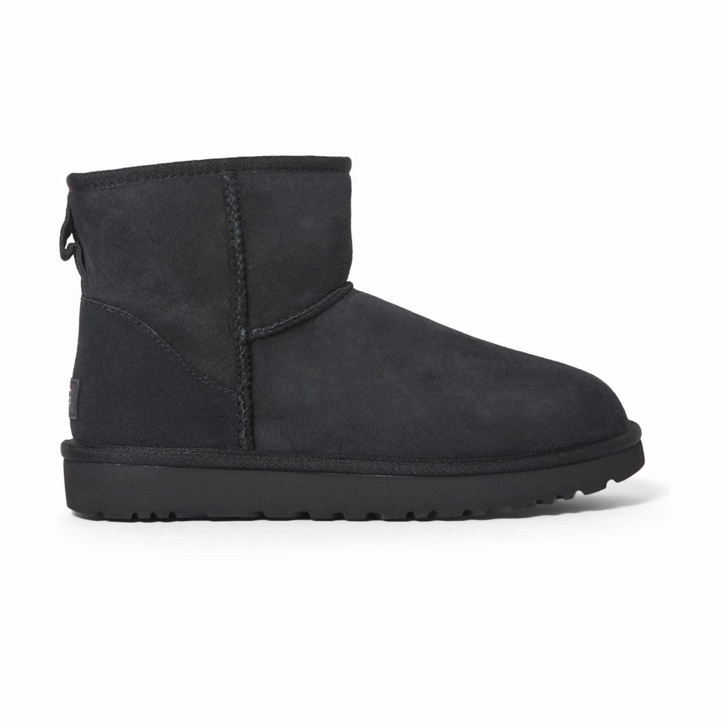 UGG Classic Mini II Boot Black Stiefel Halbhoch Leder