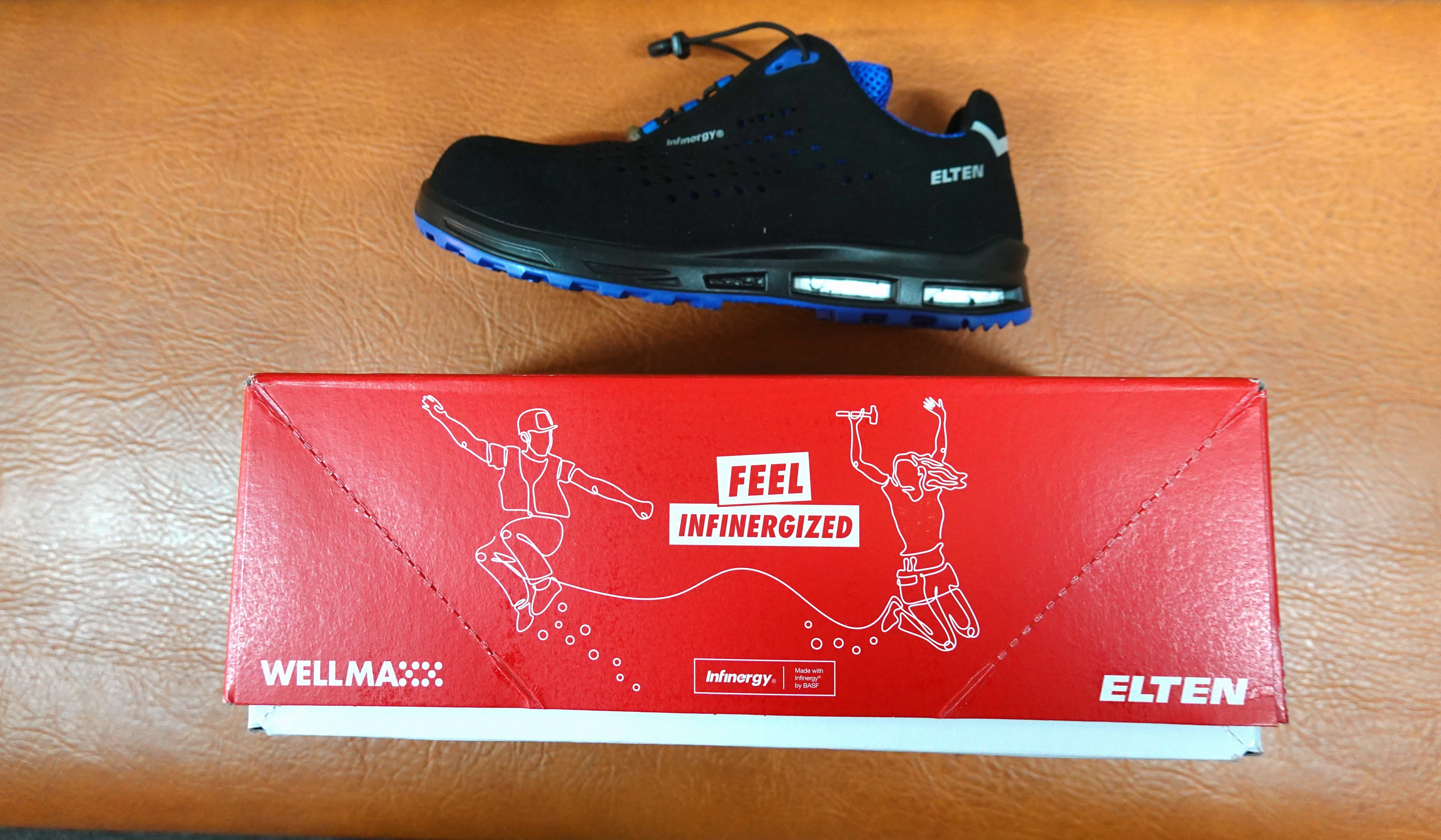 Einlage Für Sicherheitsschuhe ELTEN 729755 IMPULSE XXT BLUE LOW ESD S1 WELLMAXX sehr leichter Sicherheitsschuh mit Kunststoffkappe