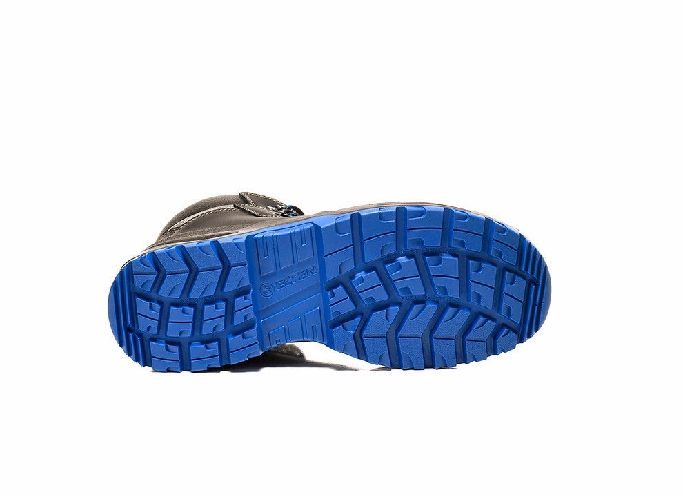 ELTEN 768711 LEONARDO XXSG Sicherheitschnrstiefel black-blue Mid ESD S3 mit WELLMAXX-Dmpfung Stiefel Mit Sockenschaft