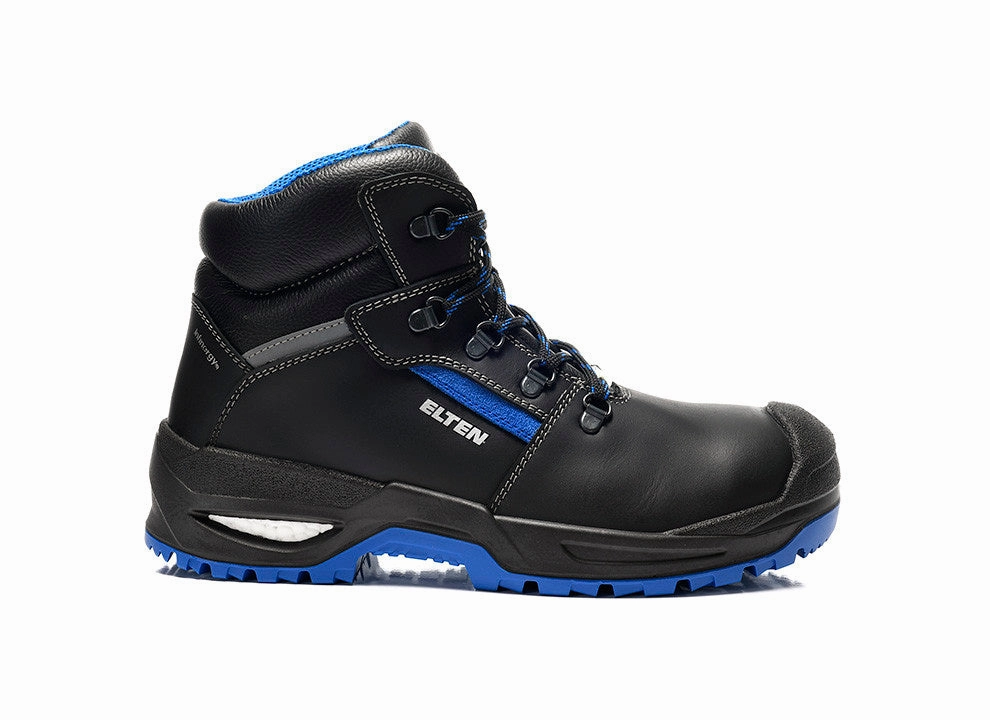 Lechameau Stiefel ELTEN 768711 LEONARDO XXSG Sicherheitschnrstiefel black-blue Mid ESD S3 mit WELLMAXX-Dmpfung