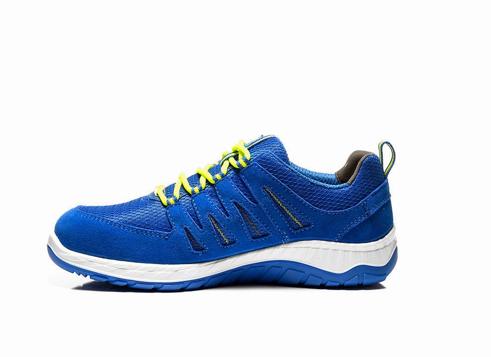 ELTEN MADDOX 729571 Maddox Blue Low ESD S1P sportlicher Sicherheitsschuh blau-gelb Oxford Sicherheitsschuhe