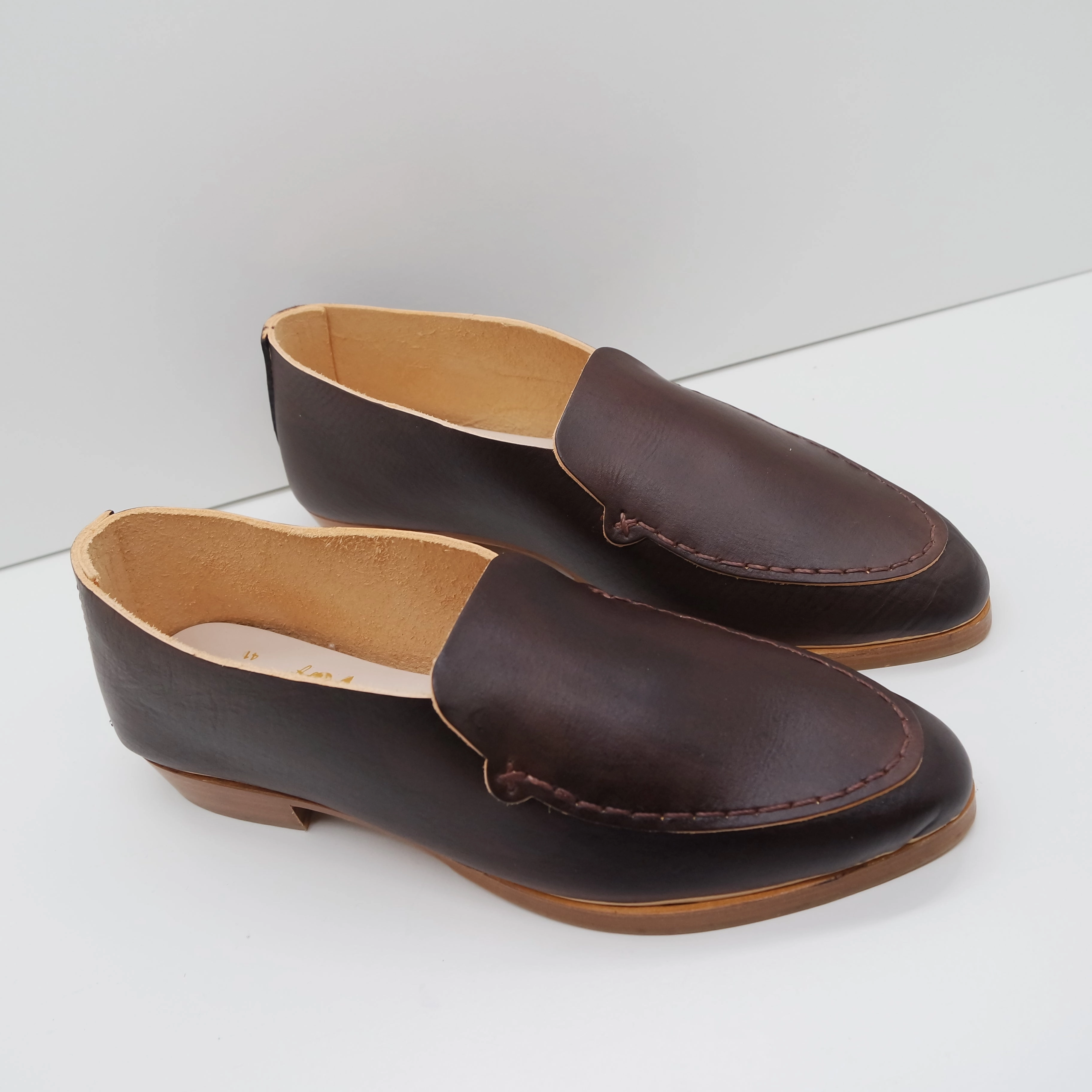 Miista Loafers → Loafers THE PENNY. BB TAMARIND.TAMARIND LAKE. NO MASK. BROWN THREAD 2CM
