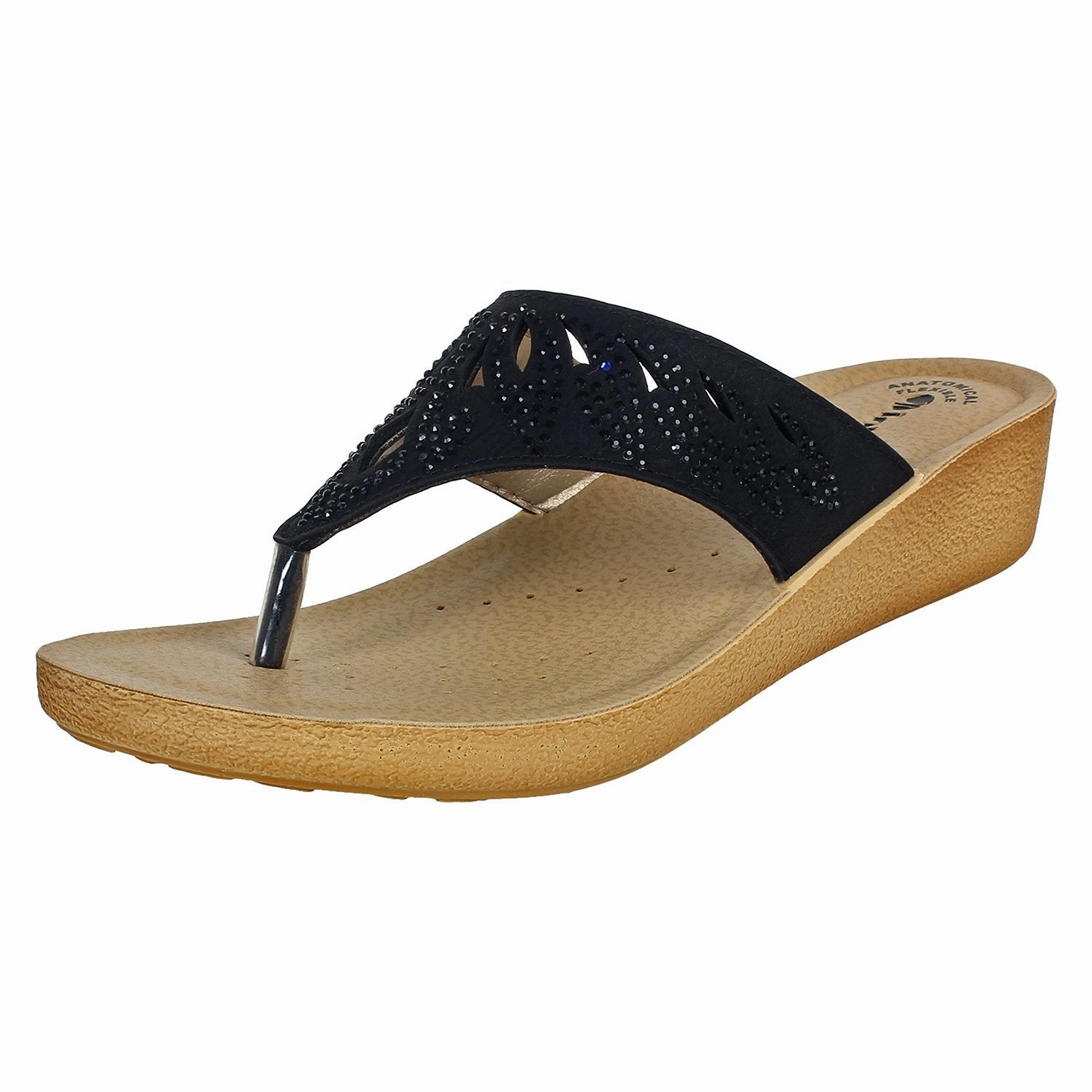 Inblu Women Slipper #PP25 - BLACK Pantoffeln Stricken Filzen Anleitung