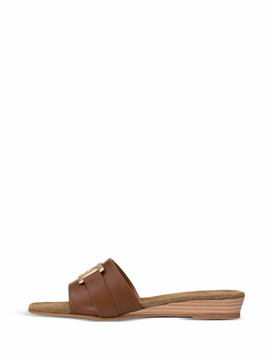 Knoten Sandalen Flo | Slipper Cognac