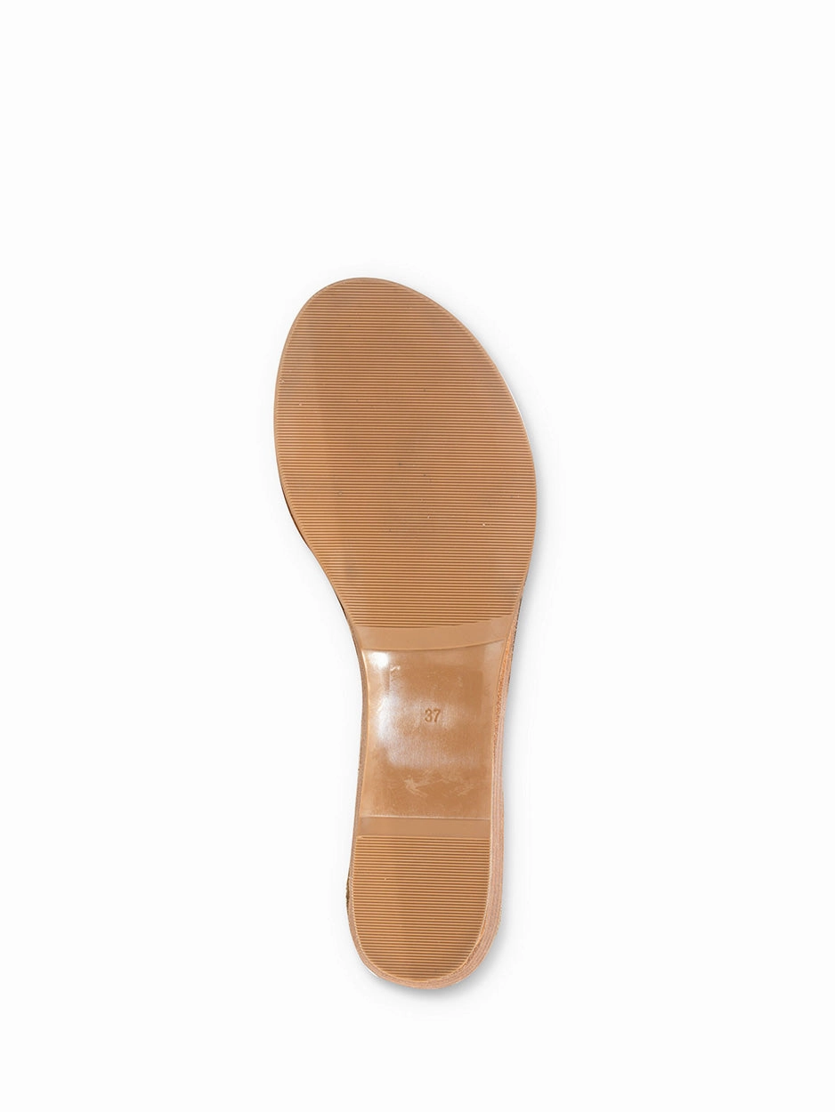 Flo | Slipper Cognac Arzt Sandalen