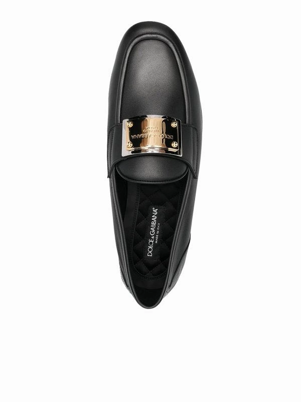 A50483 AE102 80999 DOLCE & GABBANA SHOES MEN BLACK Neutral Loafers