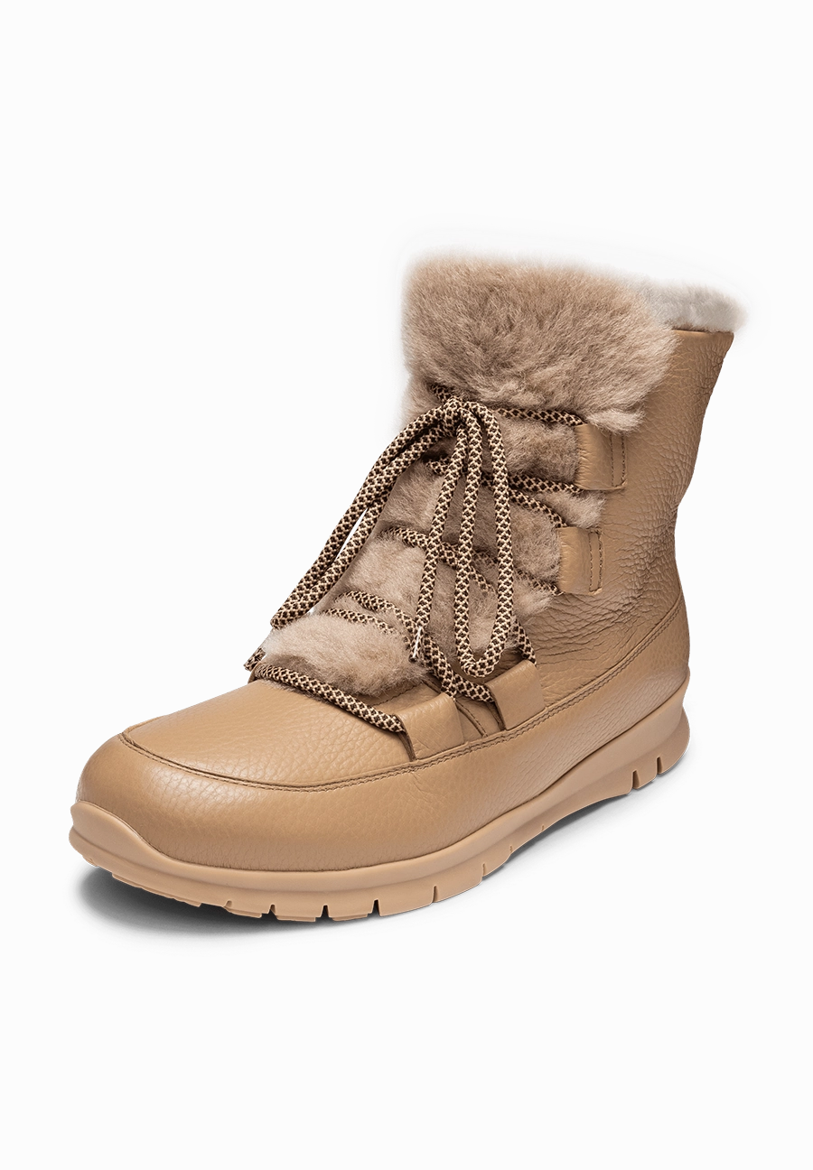 erstaunliche Stiefelette Hirschleder Moon Boots Stiefeletten