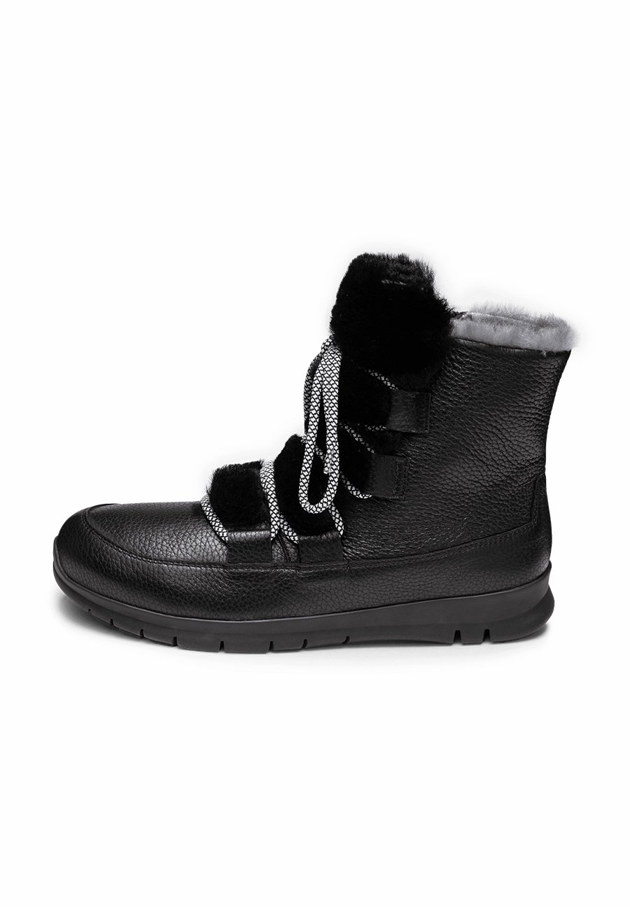 erstaunliche Stiefelette Hirschleder Spitze Stiefeletten Mit Pfennigabsatz