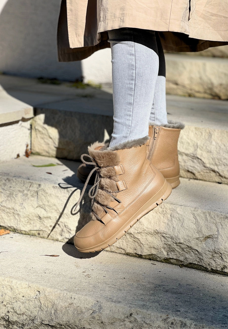 Promod Stiefeletten erstaunliche Stiefelette Hirschleder