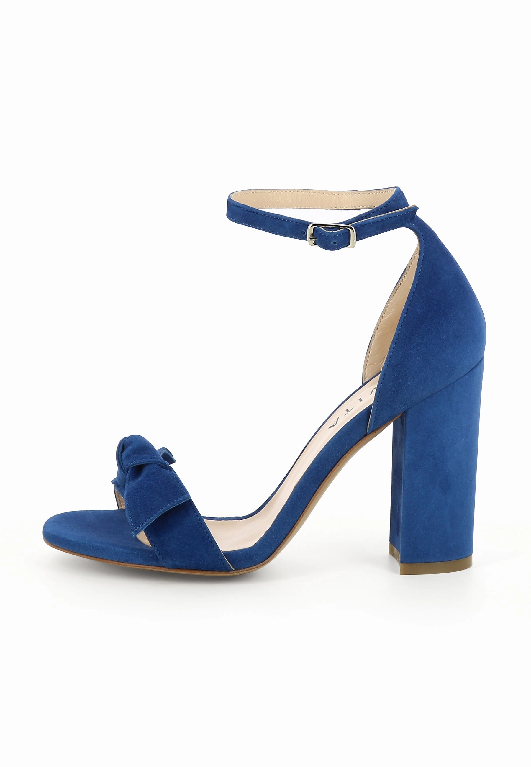 EVA Damen Sandalette  -  Rauleder Blau Ccc Schuhe