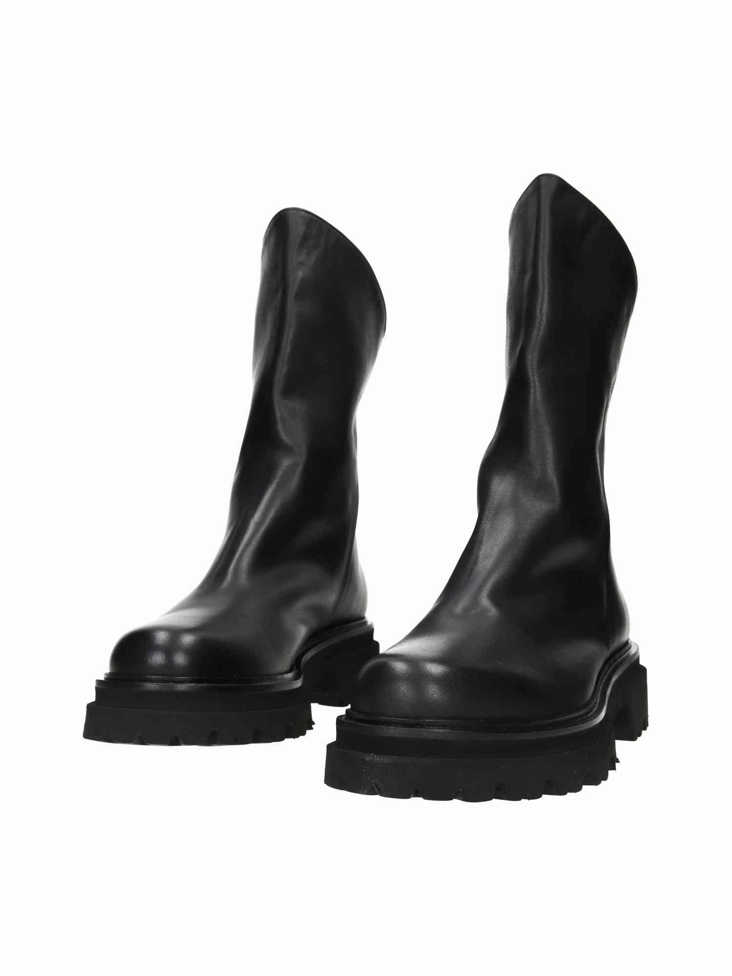 Foulard TM3270X nero Kunstleder Overknee Stiefel