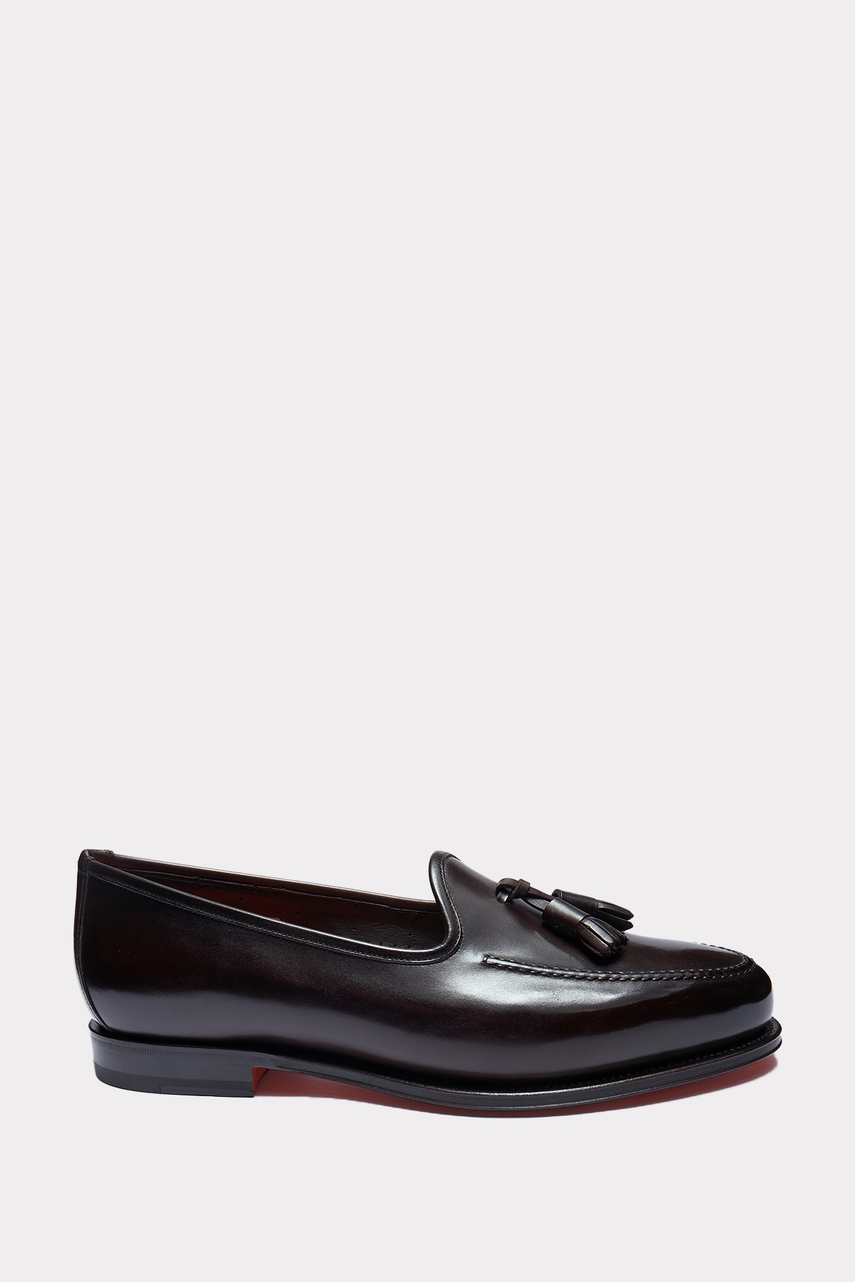Chunky Loafers Heel Tassle Loafer in braun