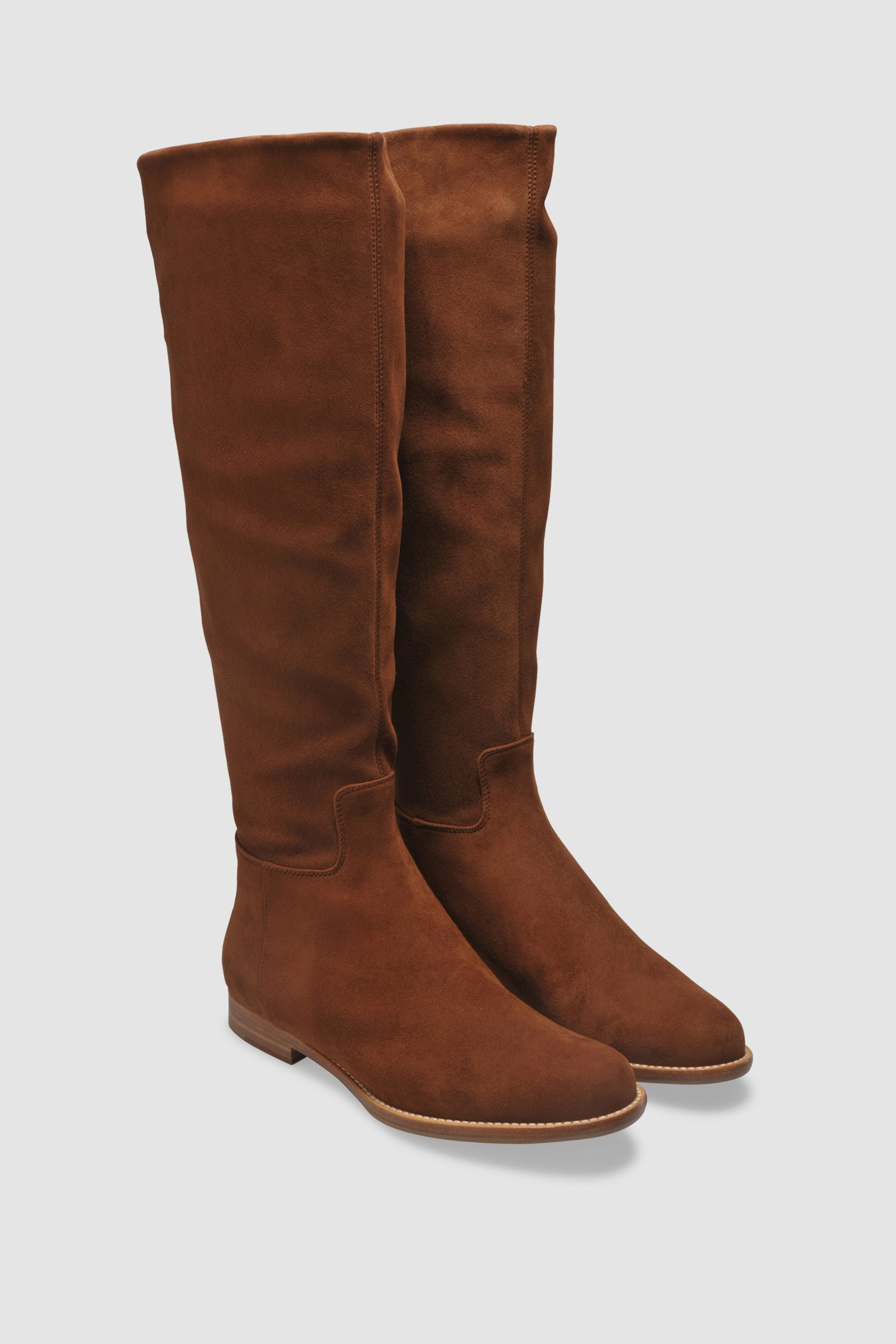 Stiefel 2922 Camoscio Stretch Cognac Stiefel Purofort