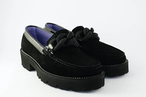 'Diamond' in Black Loafers Maat 35